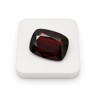 NATURAL RHODOLITE GARNET — ALGT CERTIFIED - 8.97CT - CUSHION CUT