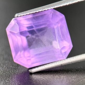 CERTIFIED NATURAL PURPLE FLUORITE — 8.04 CT