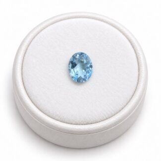 AAA NATURAL SWEET BLUE TOPAZ — OVAL CUT