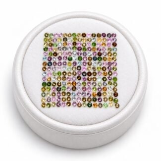 AAA NATURAL AFGHAN TOURMALINE LOT — MULTICOLOR ROUND CUT