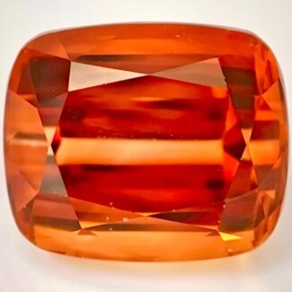 BIG AND INCREDIBLE - CERTIFIED NATURAL VIVID BROWNISH-ORANGE TOPAZ — 34.50 CT