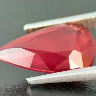 CERTIFIED NATURAL DEEP PINKISH-RED GARNET — 2.65 CT
